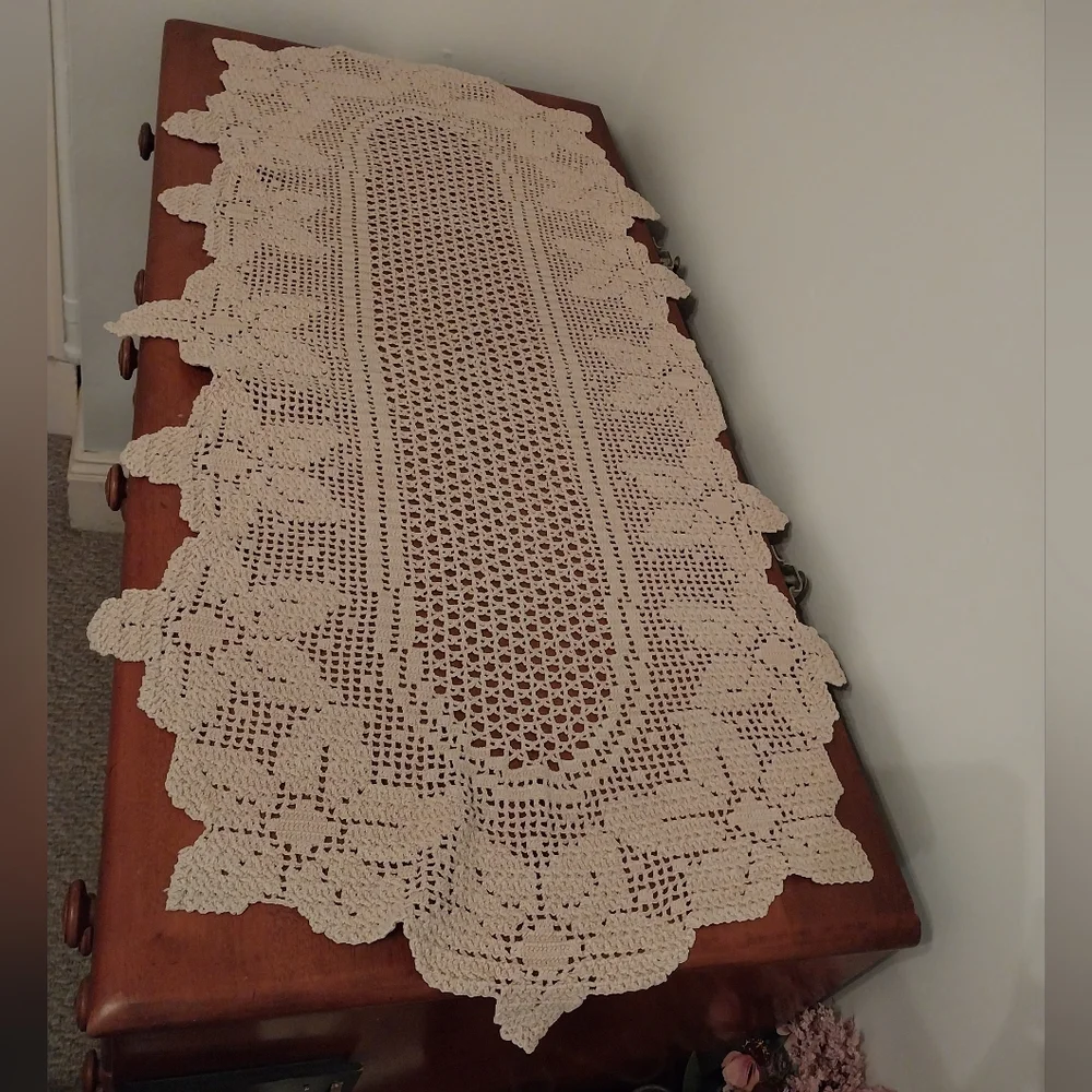 Crocheted Table Runner - Picture 5 of 5